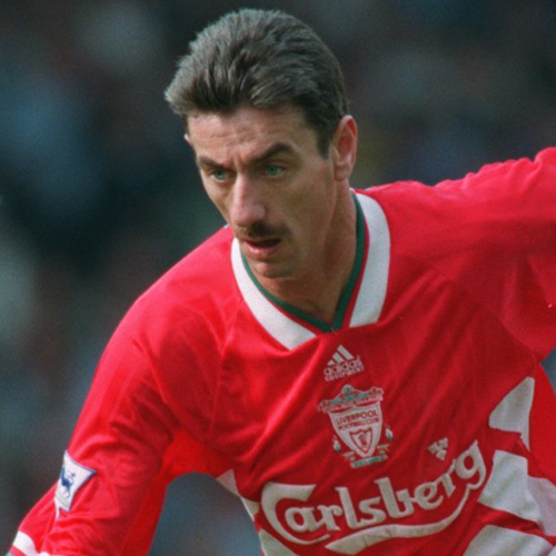 Ian Rush playing for Liverpool