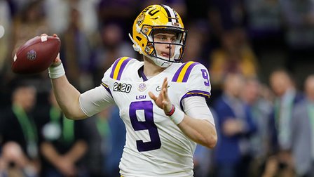 Louisiana State University quarterback Joe Burrow