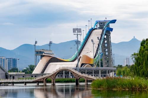 Big Air Shougan Venue Constructed for Beijing 2022 
