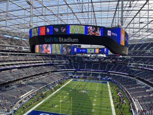 The SoFi Stadium, Los Angeles